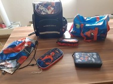 Spiderman schulranzen set gebraucht kaufen  Königsbrück