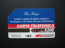 Scheda telefonica telecom usato  Torre del Greco