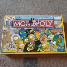 Simpsons monopoly hasbro for sale  BANBURY