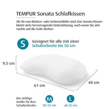 Tempur kopfkissen schlafkissen gebraucht kaufen  Steinhagen