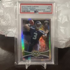 2012 Topps Chrome 40 #075/216 refrator de prisma Russell Wilson PSA 9 , usado comprar usado  Enviando para Brazil