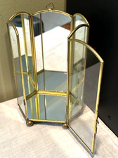 Hexagonal brass glass for sale  Middleburg