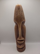 Vela de cera vintage Tiki Head arte popular, fábrica de velas Talowick, 11,5" comprar usado  Enviando para Brazil
