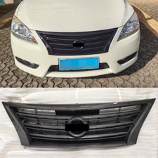 Para 2013-2015 Nissan Sentra para-choque dianteiro grade superior estilo fibra de carbono comprar usado  Enviando para Brazil