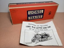 Lionel postwar gang for sale  Cherokee