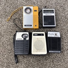 Lote de rádio transistor antigo NÃO TESTADO Panasonic RCA Playboy Magnavox Electrobran comprar usado  Enviando para Brazil