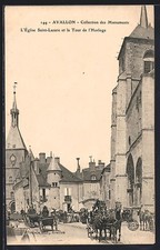 Old postcard avallon d'occasion  Expédié en Belgium
