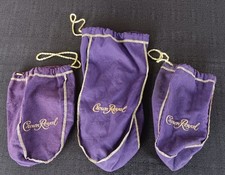 Três bolsas de feltro roxas Chivas Regal com cordão, usado comprar usado  Enviando para Brazil