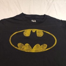 Camiseta masculina DC Batman manga curta gráfica gola redonda tamanho pequeno P preta comprar usado  Enviando para Brazil