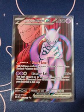 Używany, 2025 Pokemon Destined Rivals Team Rocket’s Mewtwo ex 213/182 UR NM na sprzedaż  PL