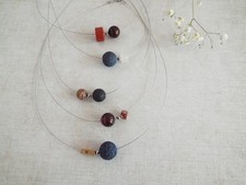 Kette steinanhänger stahlseil gebraucht kaufen  Lauterstein