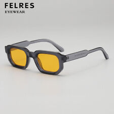 Óculos de sol quadrado armação pequena masculino feminino clássico óculos de sombra externa UV400 comprar usado  Enviando para Brazil