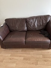 Brown leather sofabed. for sale Brown leather sofabed. for sale  CHICHESTER