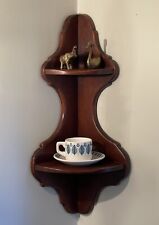 Prateleira de canto suspensa vintage Cushman Colonial Creations 2 níveis 3-38 comprar usado  Enviando para Brazil