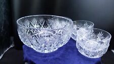 Crystal cut heavy for sale  BILLINGHAM