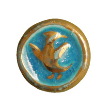 Antique button ceramic d'occasion  Expédié en Belgium