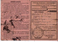 Tessera postale universale usato  Novara