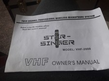 Star singer vhf for sale  AYR