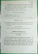 Treviso regio decreto usato  Italia