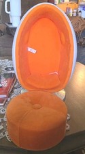 Boneca American Girl Julie’s Orange Egg Chair e Otomana Ver Detalhes  comprar usado  Enviando para Brazil