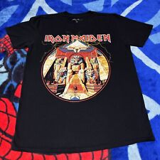 Camiseta Iron Maiden Powerslave álbum arte nova era banda de heavy metal tamanho médio comprar usado  Enviando para Brazil