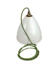 White porcelain pendant for sale  DERBY