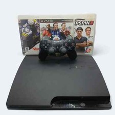 Sony PlayStation 3 Slim 160GB Console nera Controller originale + cavi + giochi comprar usado  Enviando para Brazil