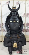 Terno de armadura japonês vestível samurai Yamamoto Kansuke Big Horns preto O28 comprar usado Terno de armadura japonês vestível samurai Yamamoto Kansuke Big Horns preto O28 comprar usado  Enviando para Brazil