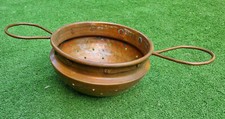 Antico pentolino scolapasta usato  Italia
