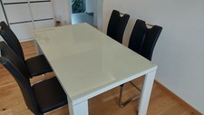 Esszimmer set glastisch gebraucht kaufen  Farschwlr., Kasel, Osburg