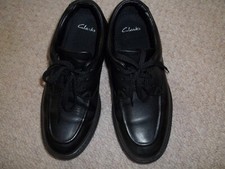 Boys clarks black for sale  LICHFIELD