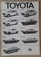 Toyota range brochure for sale  BOURNE
