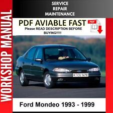 FORD MONDEO 1993 1994 1995 1996 1997 1998 MANUAL DE OFICINA DE REPARO DE SERVIÇO comprar usado  Enviando para Brazil