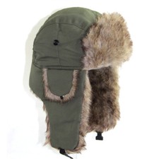 Homens INVERNO Trapper Exército à prova de vento Trooper Quente Ski Chapéu Russo Exército De Pele comprar usado  Enviando para Brazil