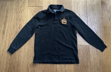 Camisa polo masculina vintage Ralph Lauren ajuste personalizado M preta Snow Challenge Cup comprar usado  Enviando para Brazil
