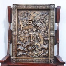 Wood carved viking d'occasion  Expédié en Belgium