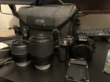 Kit de câmera digital SLR Nikon D3300 24.2MP com lentes 18-55mm e 55-200mm comprar usado  Enviando para Brazil