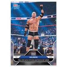2025 Topps Now WWE #79 Goldberg Saturday Night Main Event PRÉ-VENDA, usado comprar usado  Enviando para Brazil