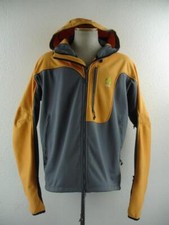 Jaqueta com capuz masculina LOKI L Mountain Softshell laranja cinza zíper completo Parka, usado comprar usado  Enviando para Brazil