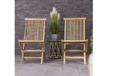 Pair teak folding for sale  LOUGHBOROUGH