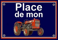 Plaque place tracteur d'occasion  Paris I