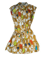 Vestido Maeve Feminino Tamanho Grande Toni Palm Springs Tiki Bar Túnica Camisa Cinto comprar usado  Enviando para Brazil