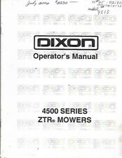 Dixon 4500 series for sale  Maryville