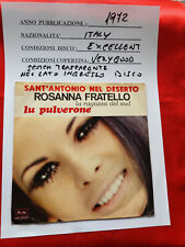Disco giri rosanna usato  Italia