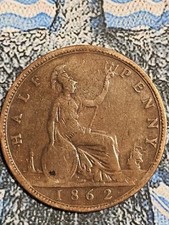 Half penny 1862 gebraucht kaufen  Mettmann
