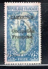 FRANCIA COLONIAS FRANCESAS CAMERÚN CAMERÚN SELLO SOBREIMPRESIÓN LOTE USADO 191AA segunda mano  Embacar hacia Mexico