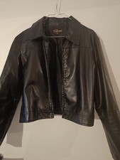 Kunstlederjacke schwarz 40 gebraucht kaufen  Wolmirstedt
