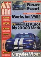 1996 Auto Bild Fahrbericht CHRYSLER Dodge Viper RT/10 kein Prospekt comprar usado  Enviando para Brazil