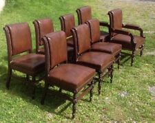 Set carved oak for sale  Hyde Park