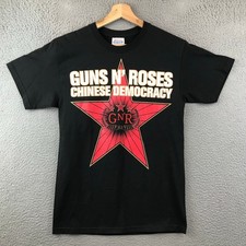 Camiseta preta álbum de estúdio democracia chinesa Y2K Guns N' Roses tamanho pequeno  comprar usado  Enviando para Brazil